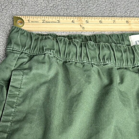 Pact Pants Mens Extra Large Green Canvas Roll Up Pant Organic Cotton Stretch XL - Picture 7 of 12